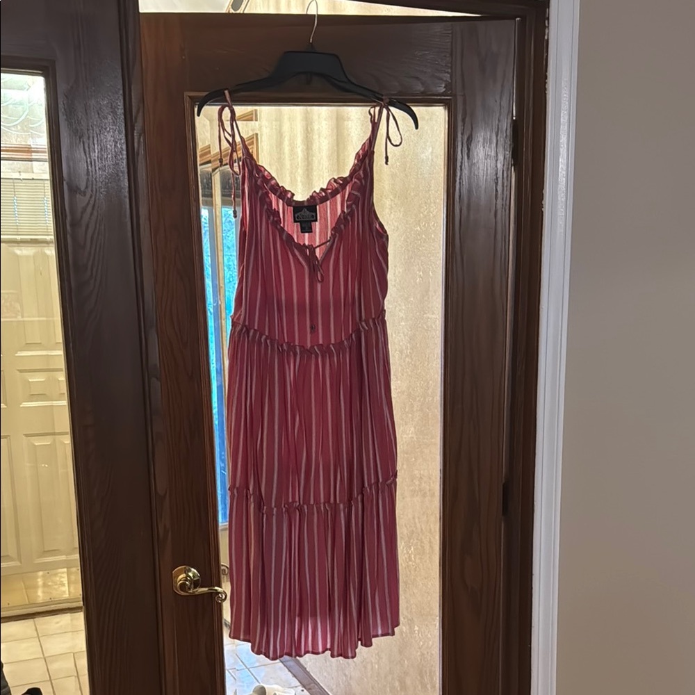 Pink Striped Dress